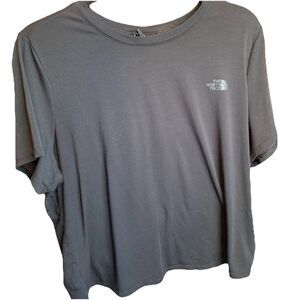 The North Face black loose oversized cropped tie back top light Shirt Women’s XL